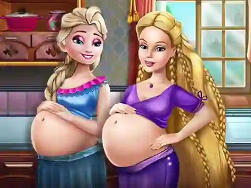 Happy Princesses Pregnant BFFS — безплатна онлайн игра