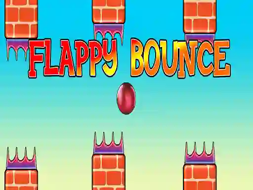 Flappy Bounce — безплатна онлайн игра