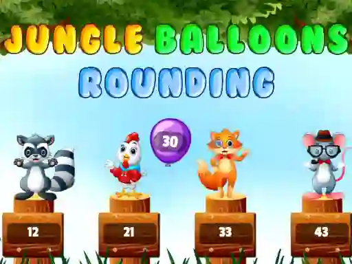 Jungle balloons rounding — безплатна онлайн игра