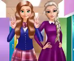 Sisters Back to School — безплатна онлайн игра