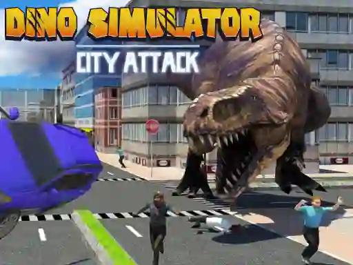 Dino Simulator City Attack — безплатна онлайн игра
