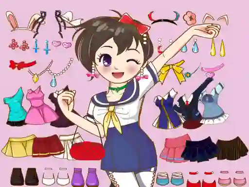 Anime Dress Up Mania — безплатна онлайн игра