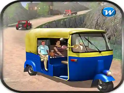 Public Tricycle Rickshaw driving — безплатна онлайн игра