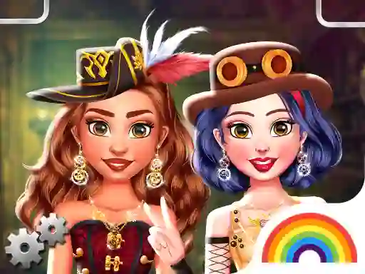Princess Girls Steampunk Rivalry — безплатна онлайн игра