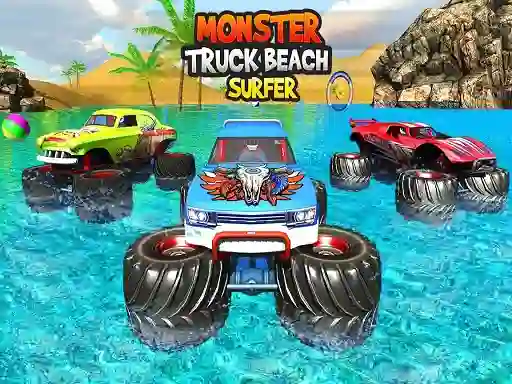 Monster Truck Beach Surfing — безплатна онлайн игра