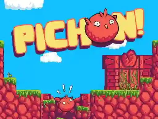 Pichon: The Bouncy Bird — безплатна онлайн игра