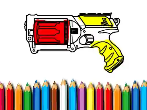 Back To School: Nerf Coloring Book — безплатна онлайн игра