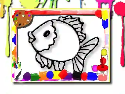 Fish Coloring Book — безплатна онлайн игра