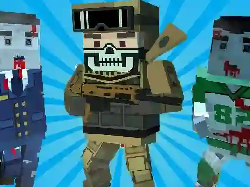 Blocky Shooting Arena 3D Pixel — безплатна онлайн игра