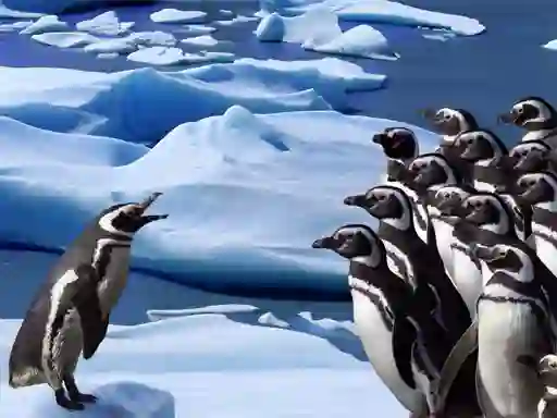 Penguins Slide — безплатна онлайн игра