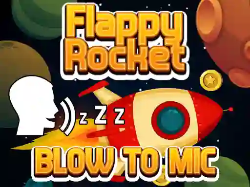 Flappy Rocket With Blowing — безплатна онлайн игра