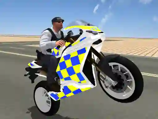 Super Stunt Police Bike Simulator 3D — безплатна онлайн игра