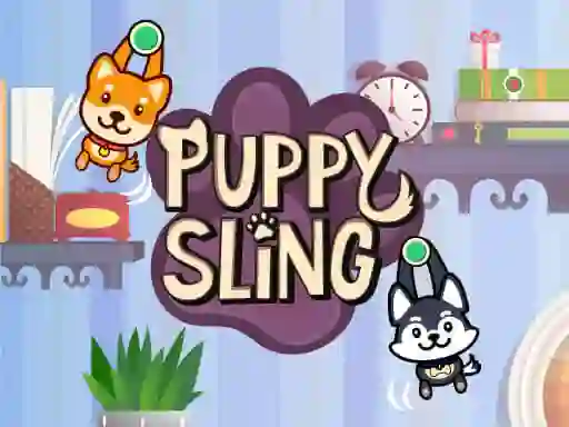 Puppy Sling — безплатна онлайн игра