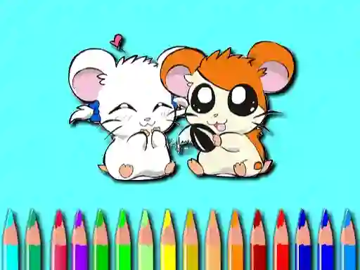 Hamster Coloring Book — безплатна онлайн игра