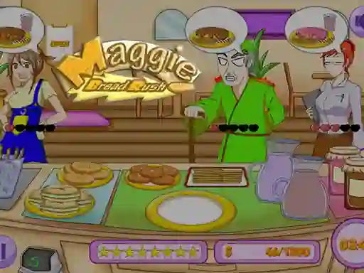 Maggie Bread Rush — безплатна онлайн игра
