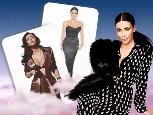 Kim Kardashian Memory Card Match — безплатна онлайн игра
