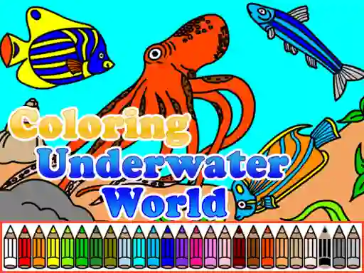 Coloring Underwater World — безплатна онлайн игра