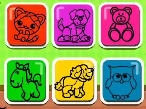 Easy Kids Coloring Game — безплатна онлайн игра