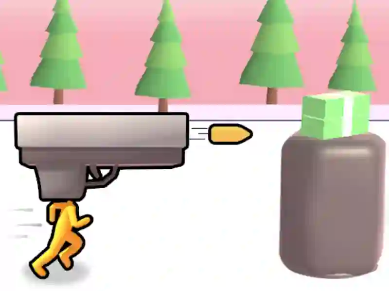 Gun Head Run — безплатна онлайн игра