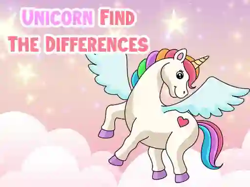 Unicorn Find The Differences — безплатна онлайн игра