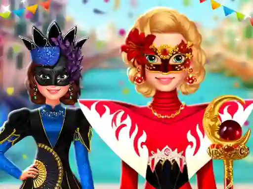Ellie and Friends Venice Carnival — безплатна онлайн игра