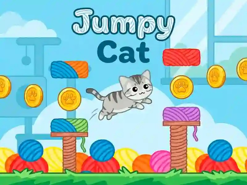 Jumpy Cat — безплатна онлайн игра
