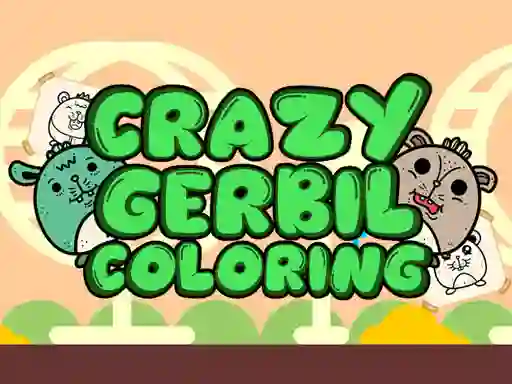 Crazy Gerbil Coloring — безплатна онлайн игра