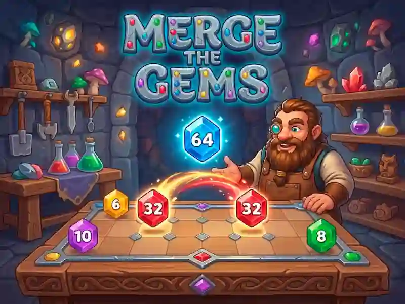 Merge the Gems — безплатна онлайн игра