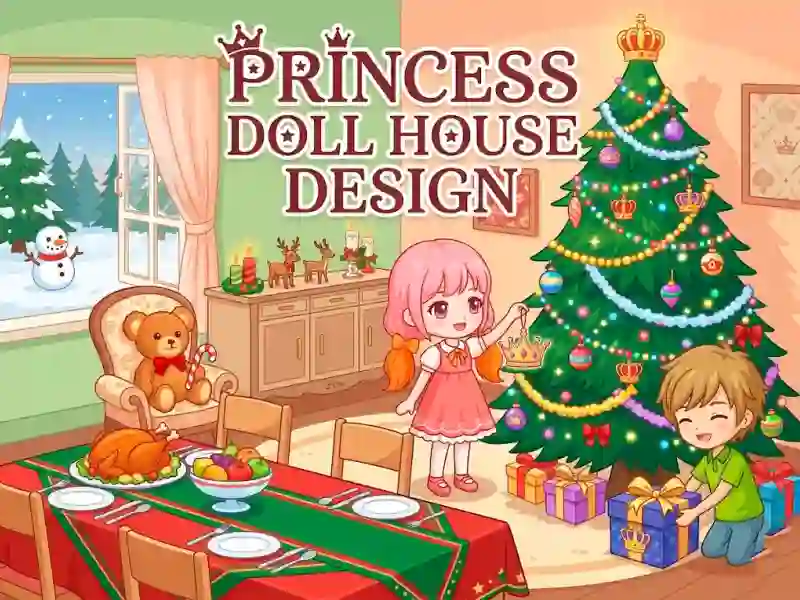 Princess Doll House Design — безплатна онлайн игра