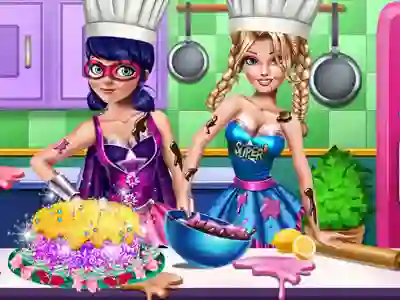 SuperHero Cooking Contest — безплатна онлайн игра