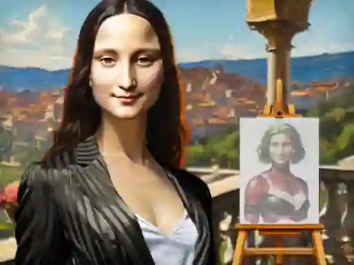 Mona Lisa Fashion Experiments — безплатна онлайн игра