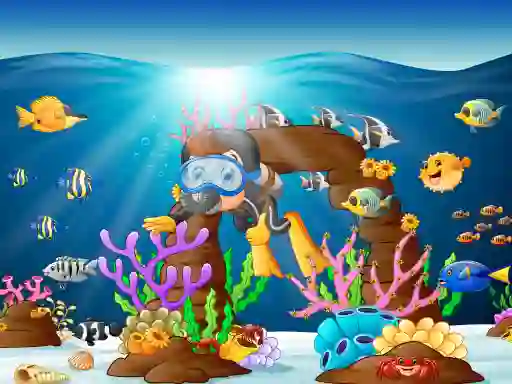 Water Dive 2D: Underwater Survival — безплатна онлайн игра