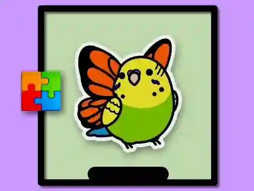 Cute Budgie Puzzle — безплатна онлайн игра
