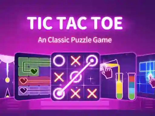 Tic Tac Toe: A Group Of Classic Game — безплатна онлайн игра
