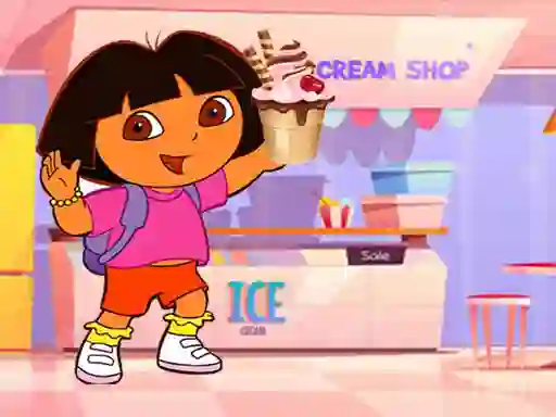 Ice Cream Maker With Dora — безплатна онлайн игра