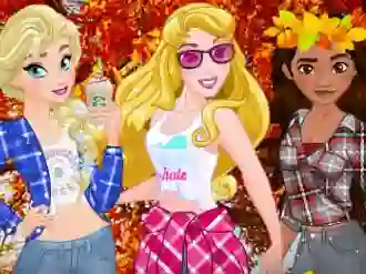 Princess Fall Flannels — безплатна онлайн игра