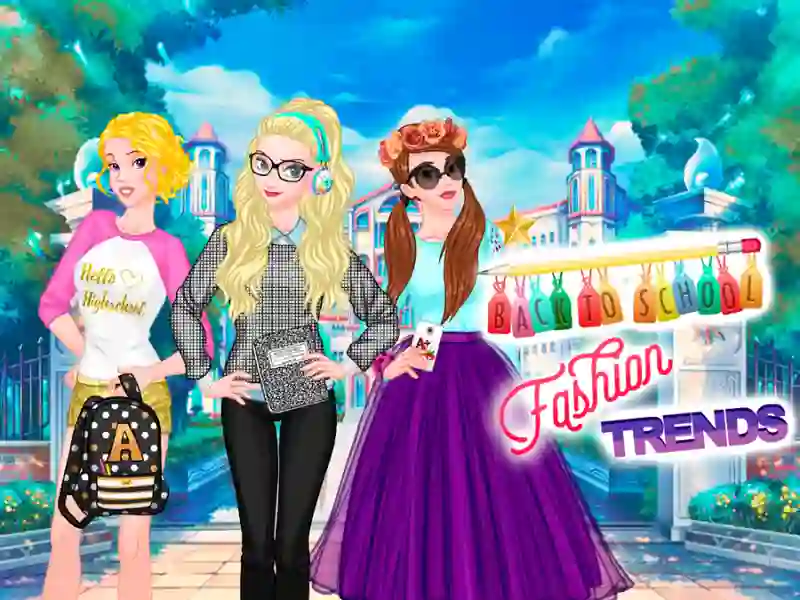 Back To School Fashion Trends — безплатна онлайн игра