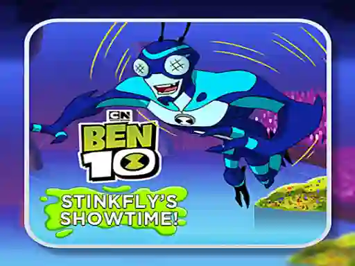 Ben 10 Challenge Stinkfly Showtime! — безплатна онлайн игра