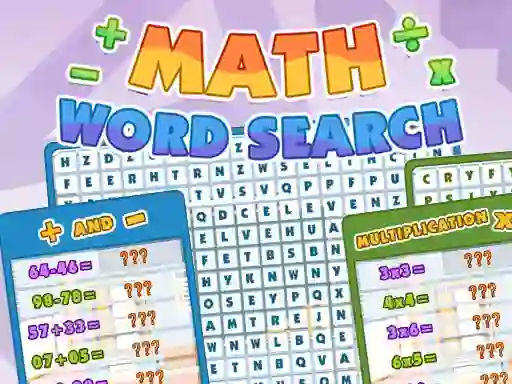 Math Word Search — безплатна онлайн игра