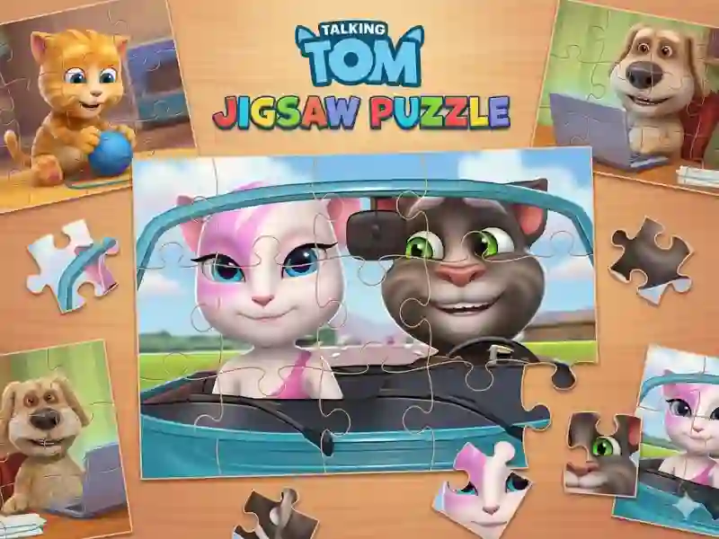 Talking Tom Jigsaw Puzzle — безплатна онлайн игра