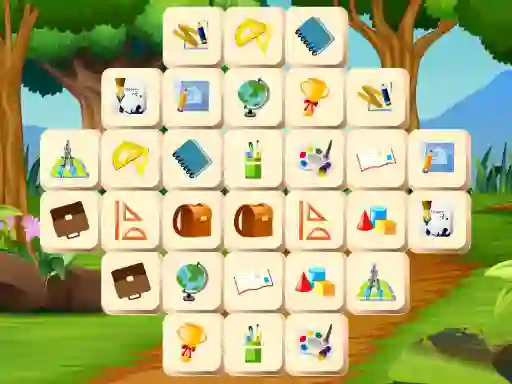 School Mahjong Deluxe — безплатна онлайн игра