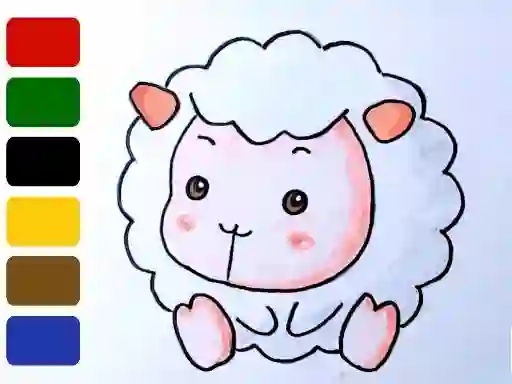 Baby sheep ColoringBook — безплатна онлайн игра