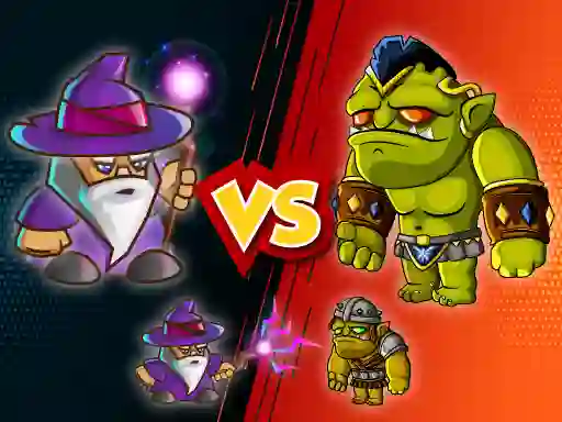 Wizard vs. Orcs — безплатна онлайн игра