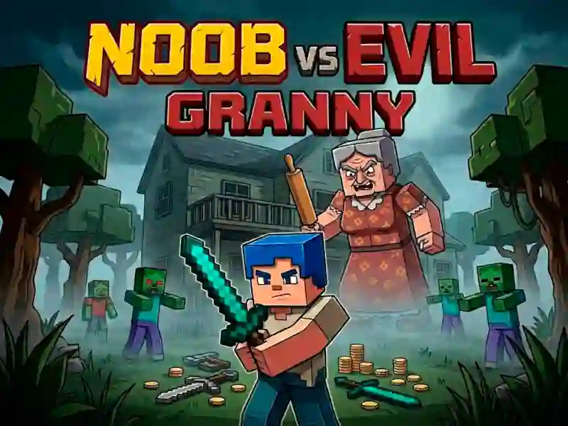 Noob vs Evil Granny — безплатна онлайн игра