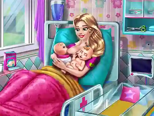 Mommy Twins Birth — безплатна онлайн игра
