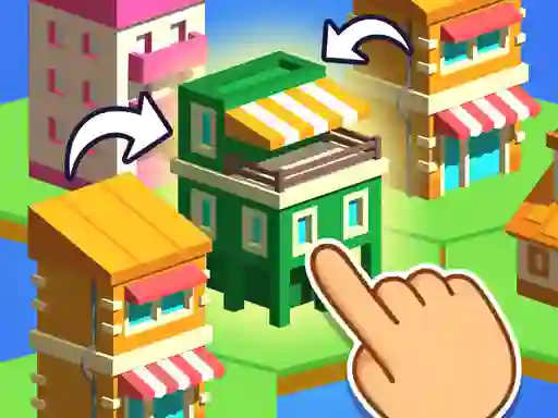 Crafty Town Merge City — безплатна онлайн игра