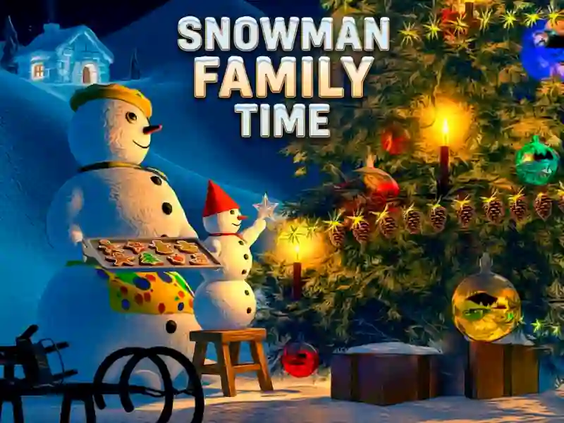 Snowman Family Time — безплатна онлайн игра