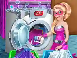 Superdoll Washing Capes — безплатна онлайн игра