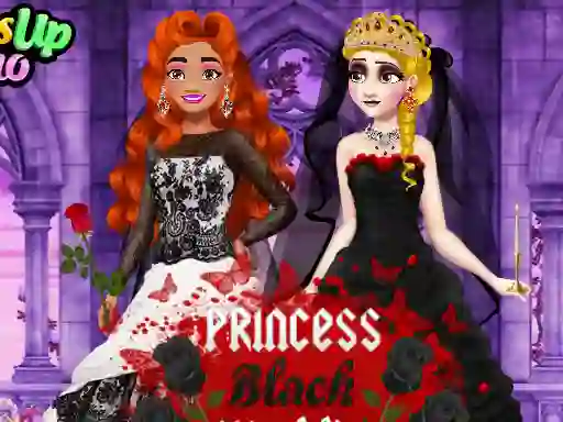 Princess Black Wedding Dress — безплатна онлайн игра