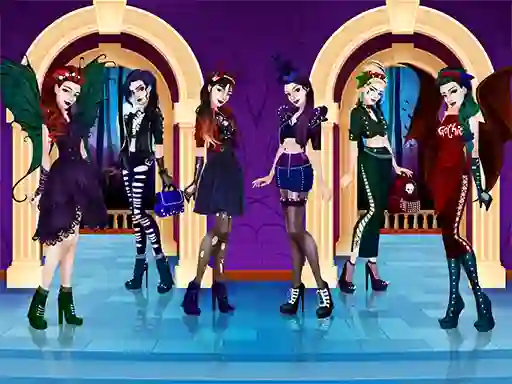 Gothic Dress Up — безплатна онлайн игра
